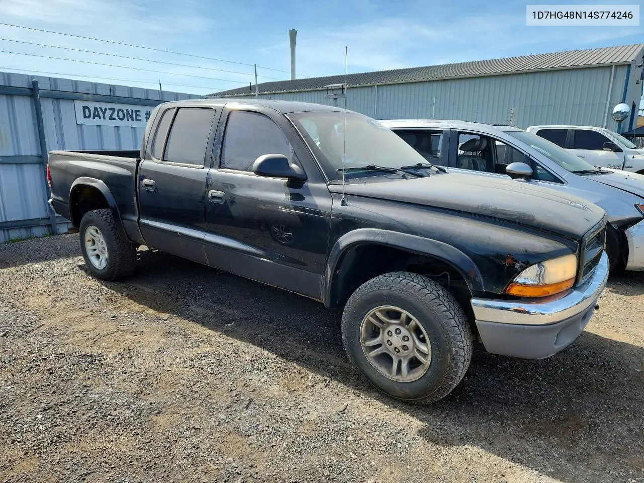 2004 Dodge Dakota VIN: 1D7HG48N14S774246 Lot: 55245026