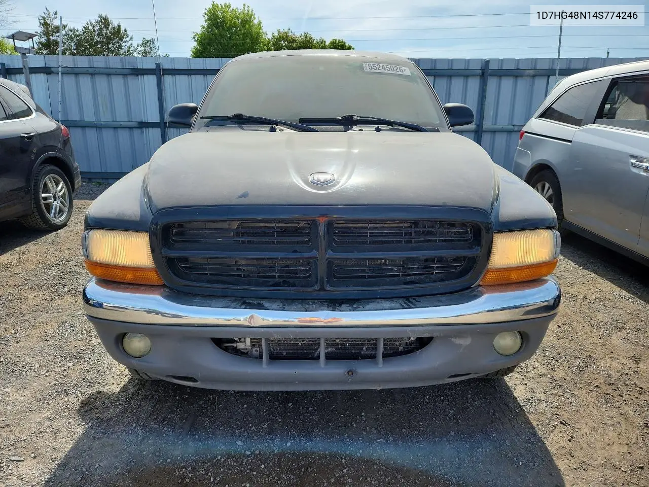 2004 Dodge Dakota VIN: 1D7HG48N14S774246 Lot: 55245026