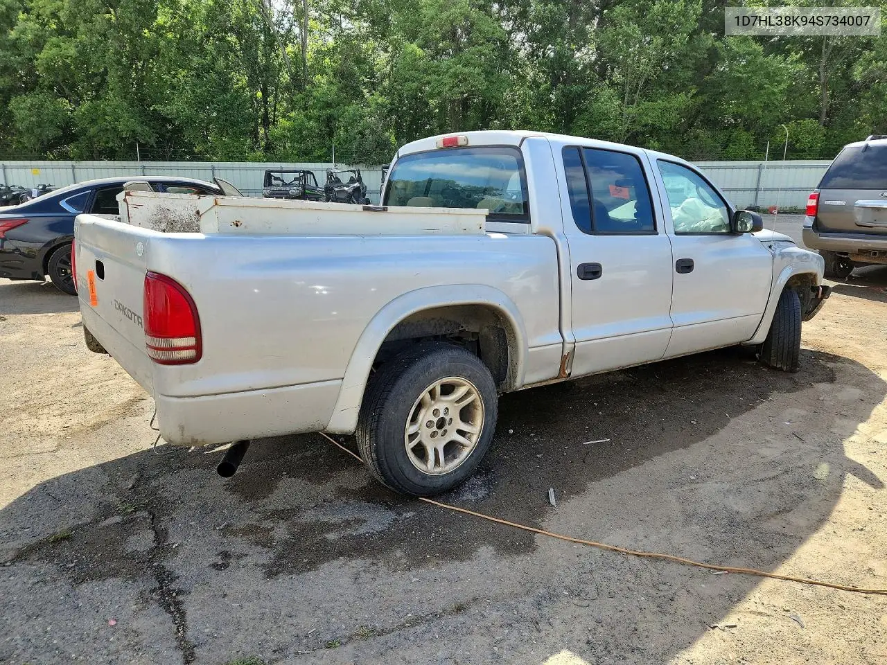 2004 Dodge Dakota Quad Sport VIN: 1D7HL38K94S734007 Lot: 55575126
