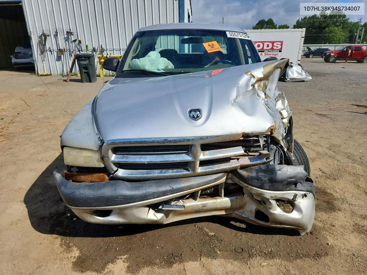 2004 Dodge Dakota Quad Sport VIN: 1D7HL38K94S734007 Lot: 55575126
