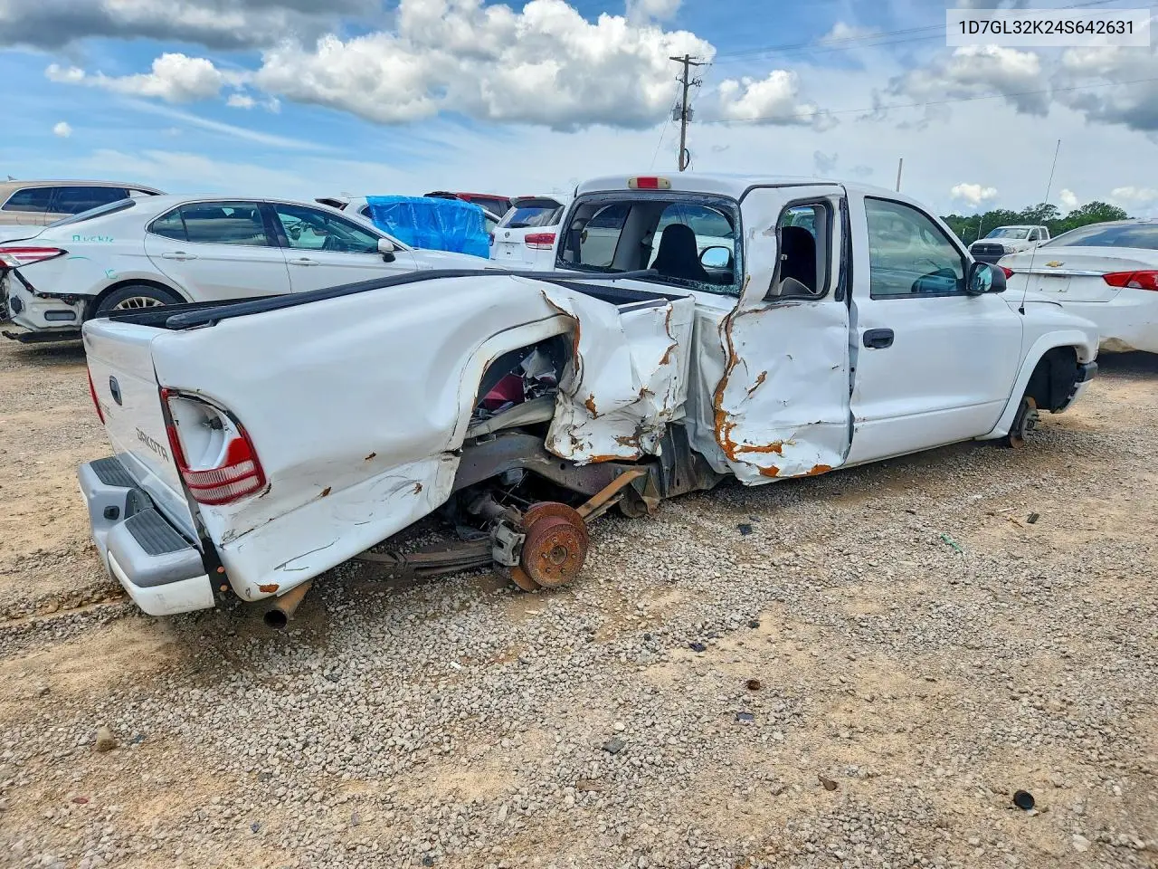 2004 Dodge Dakota Sport VIN: 1D7GL32K24S642631 Lot: 55669066