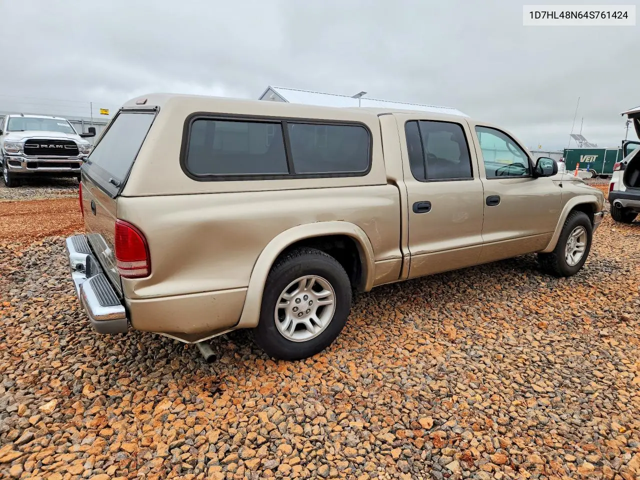 2004 Dodge Dakota Quad Slt VIN: 1D7HL48N64S761424 Lot: 58283046