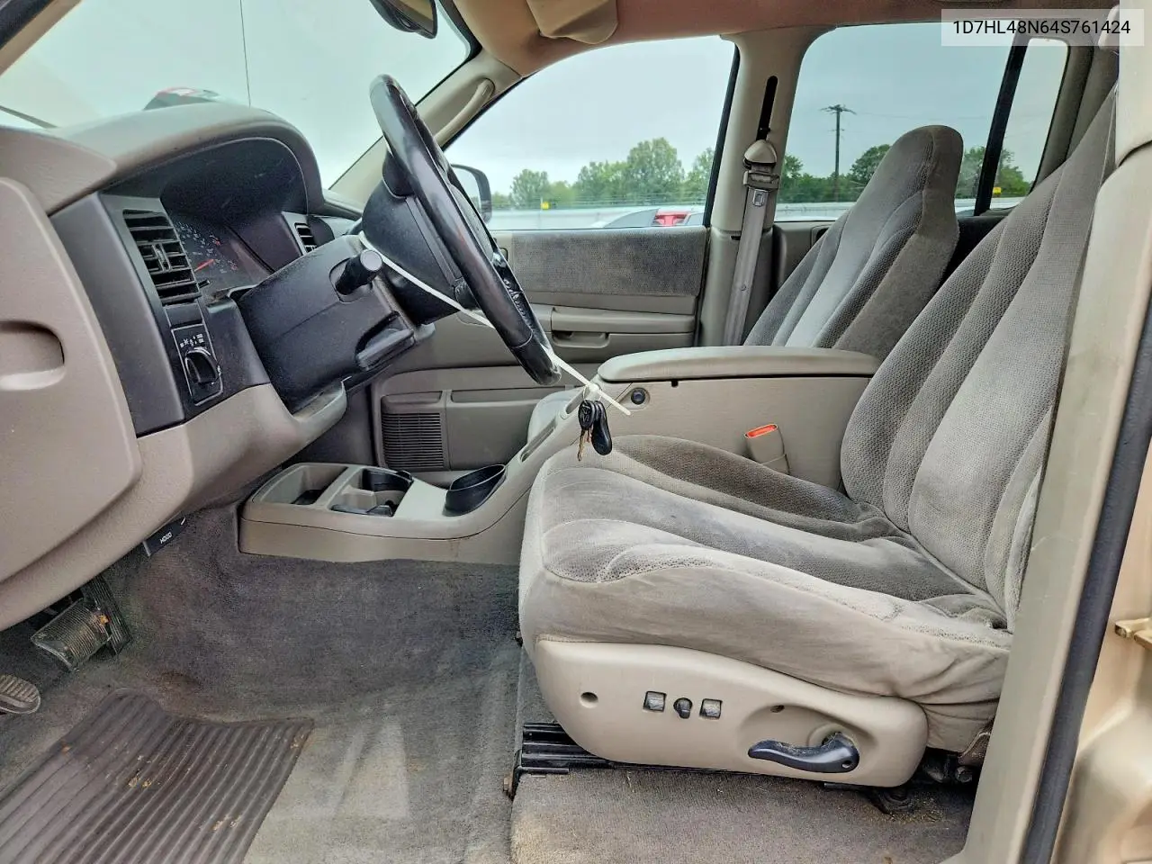 2004 Dodge Dakota Quad Slt VIN: 1D7HL48N64S761424 Lot: 58283046