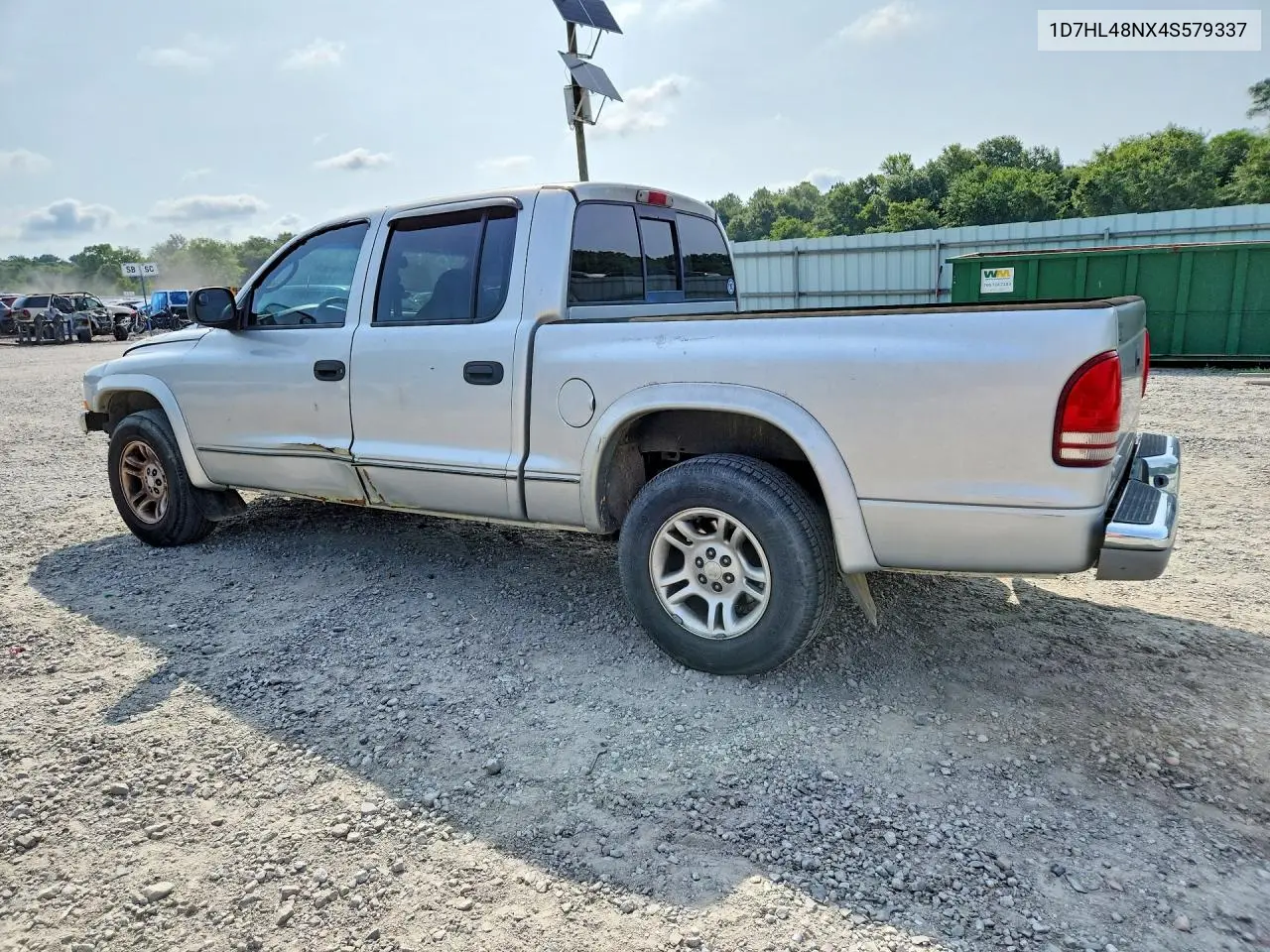 2004 Dodge Dakota Quad Slt VIN: 1D7HL48NX4S579337 Lot: 58684606