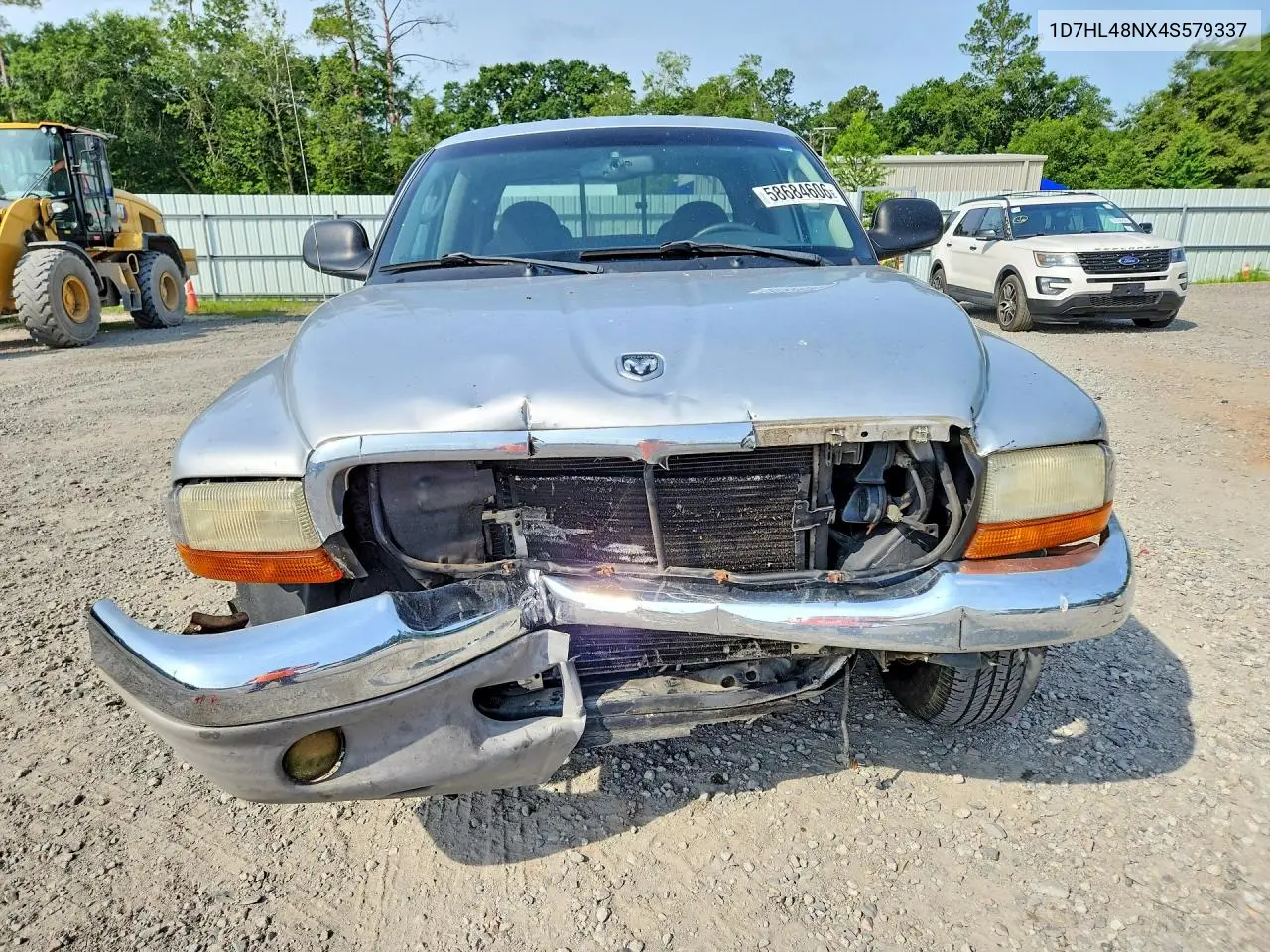 2004 Dodge Dakota Quad Slt VIN: 1D7HL48NX4S579337 Lot: 58684606