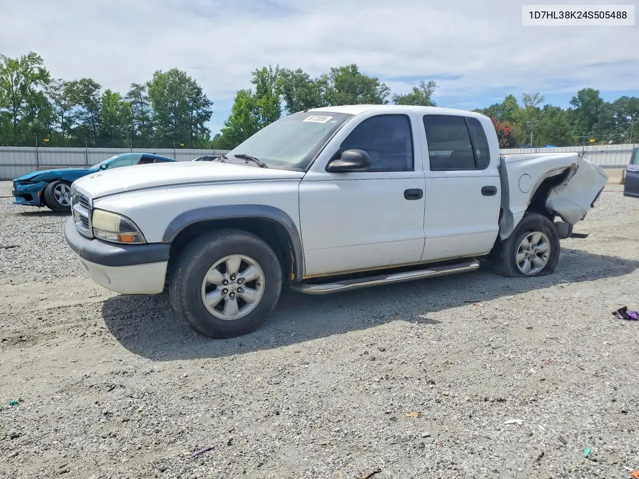 2004 Dodge Dakota Quad Sport VIN: 1D7HL38K24S505488 Lot: 58723856