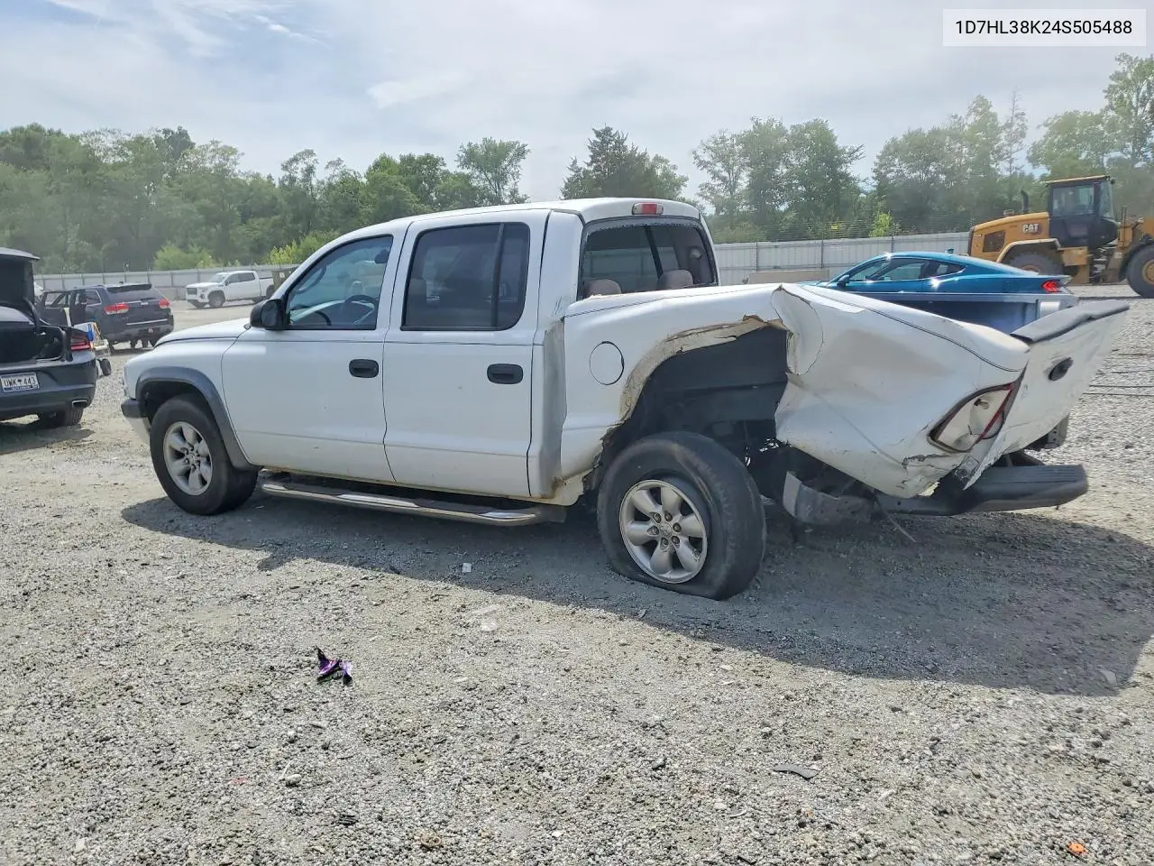2004 Dodge Dakota Quad Sport VIN: 1D7HL38K24S505488 Lot: 58723856
