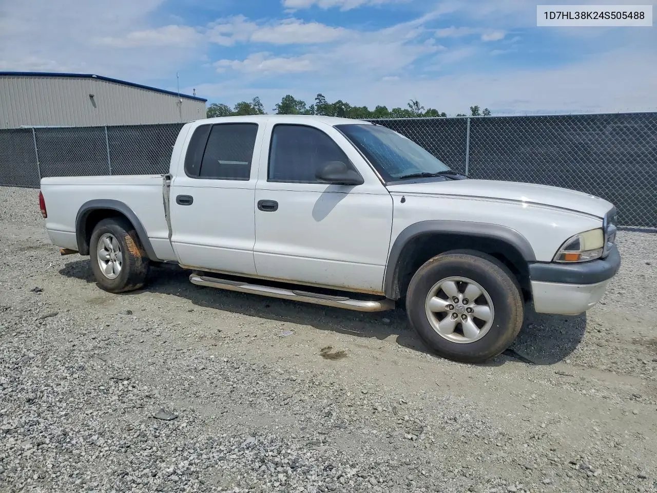 2004 Dodge Dakota Quad Sport VIN: 1D7HL38K24S505488 Lot: 58723856