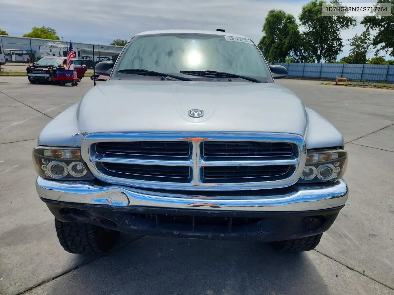 2004 Dodge Dakota Quad Slt VIN: 1D7HG48N24S717764 Lot: 59189996