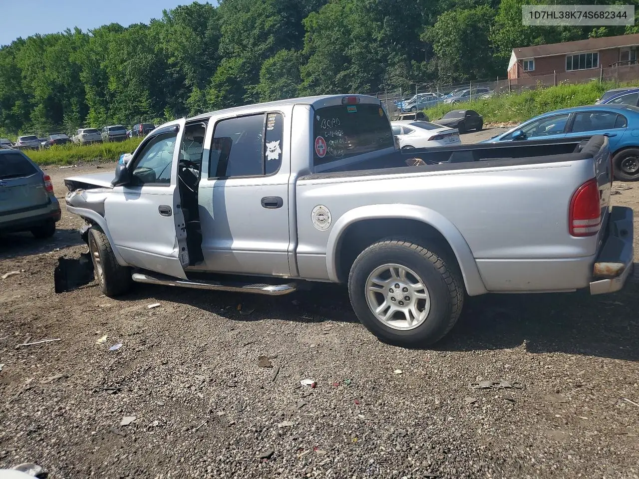 2004 Dodge Dakota Quad Sport VIN: 1D7HL38K74S682344 Lot: 59619596