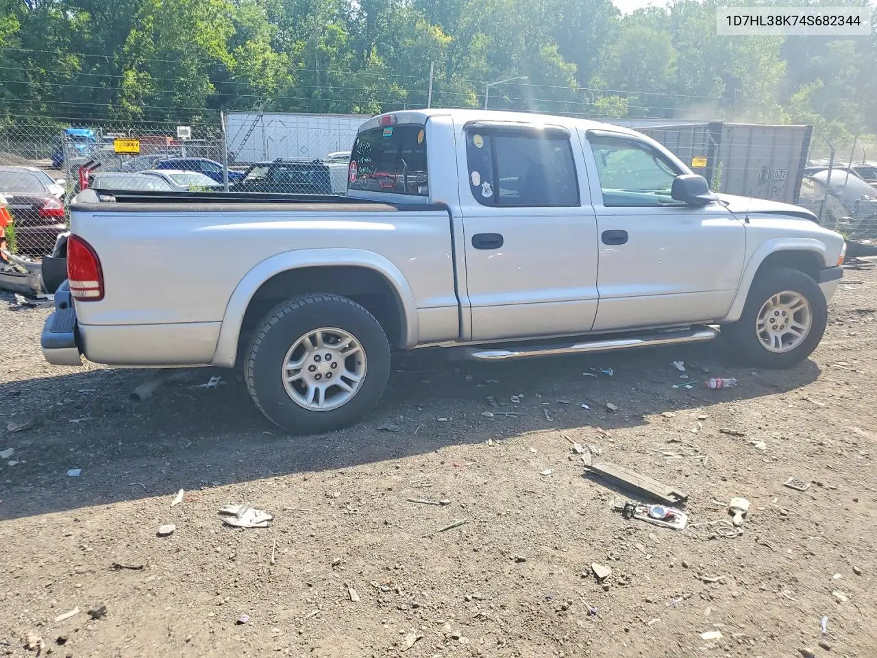 2004 Dodge Dakota Quad Sport VIN: 1D7HL38K74S682344 Lot: 59619596