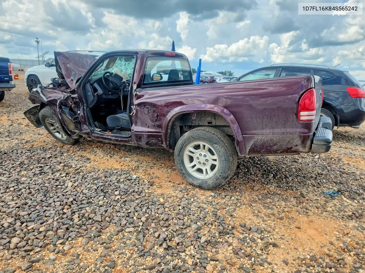 2004 Dodge Dakota Sxt VIN: 1D7FL16K84S565242 Lot: 59914366