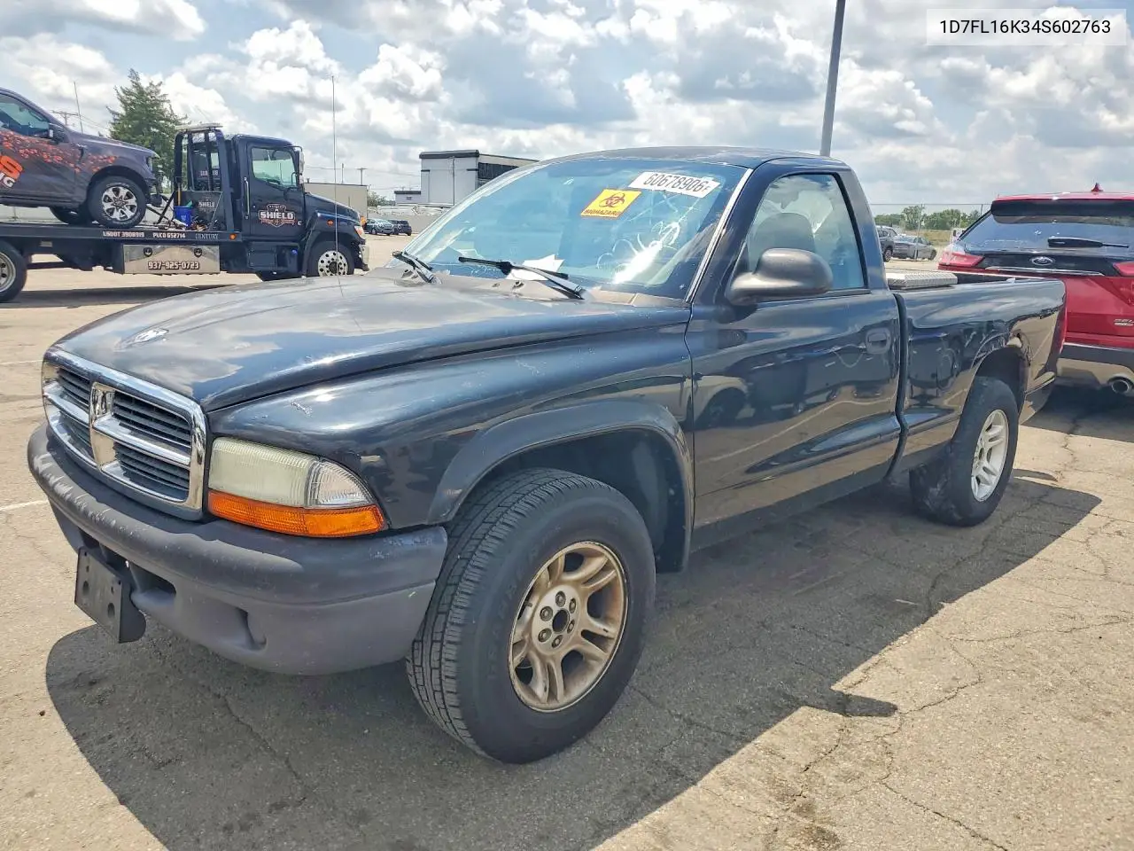 2004 Dodge Dakota Sxt VIN: 1D7FL16K34S602763 Lot: 60678906