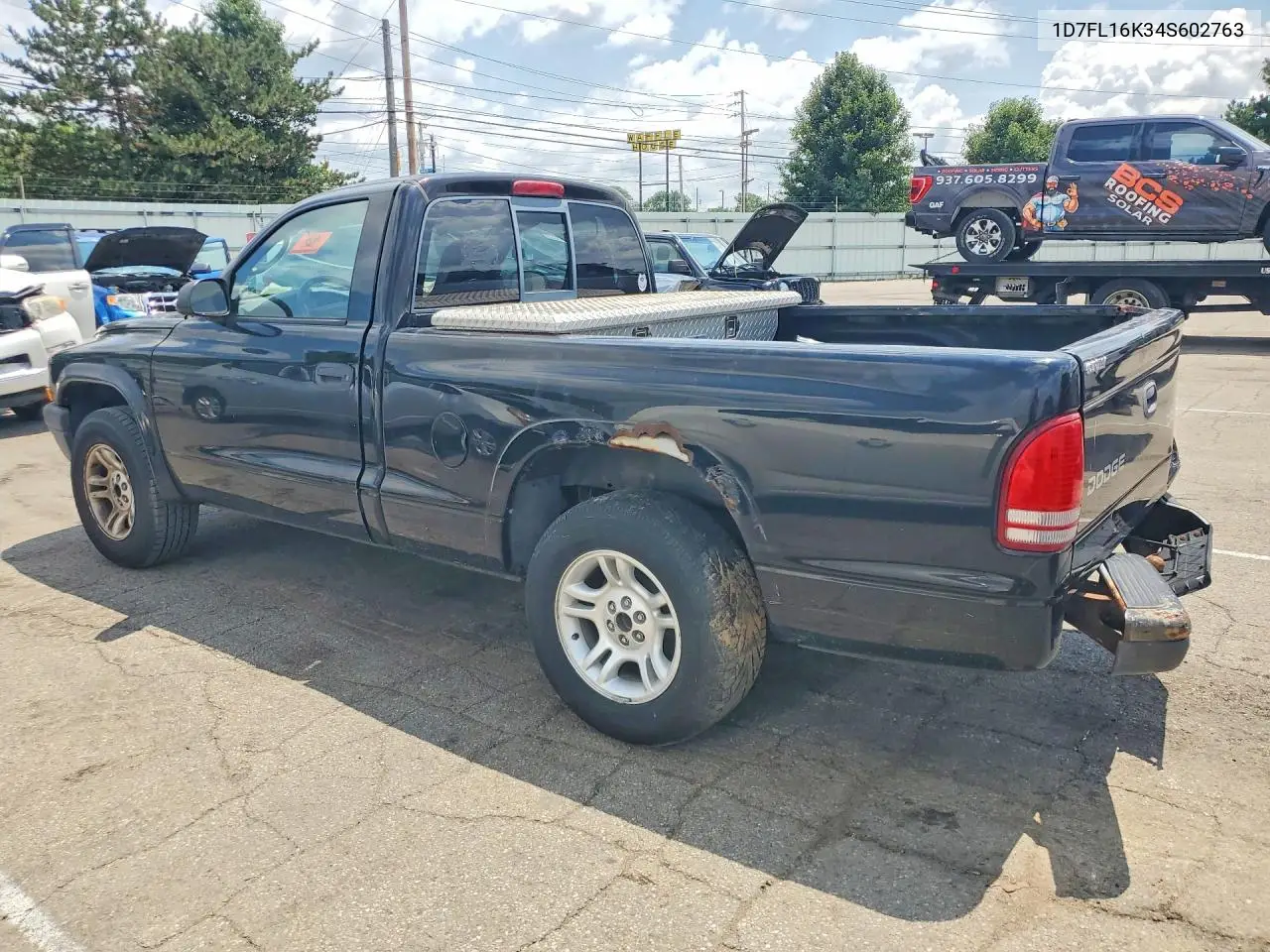 2004 Dodge Dakota Sxt VIN: 1D7FL16K34S602763 Lot: 60678906