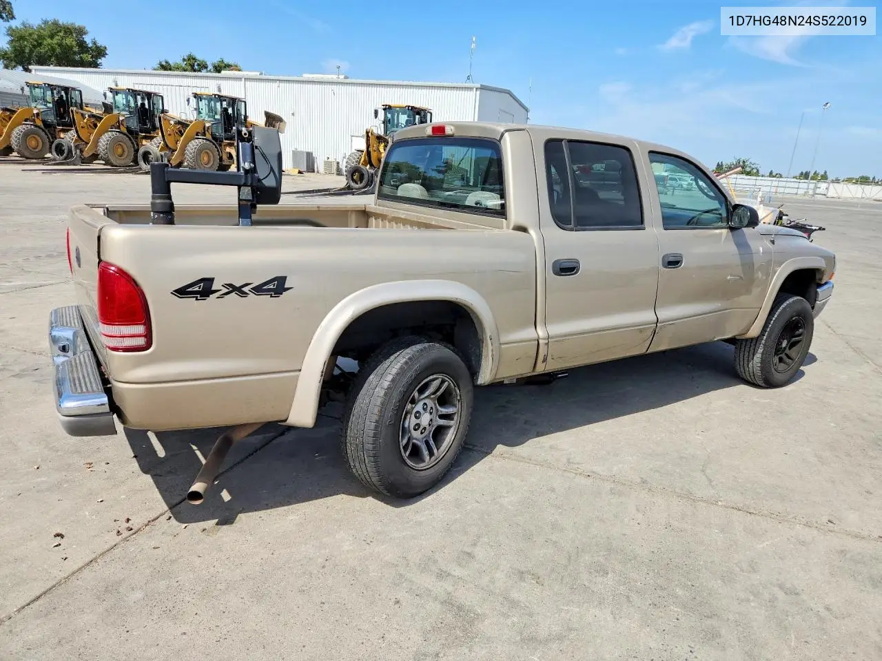 2004 Dodge Dakota Quad Slt VIN: 1D7HG48N24S522019 Lot: 85628455