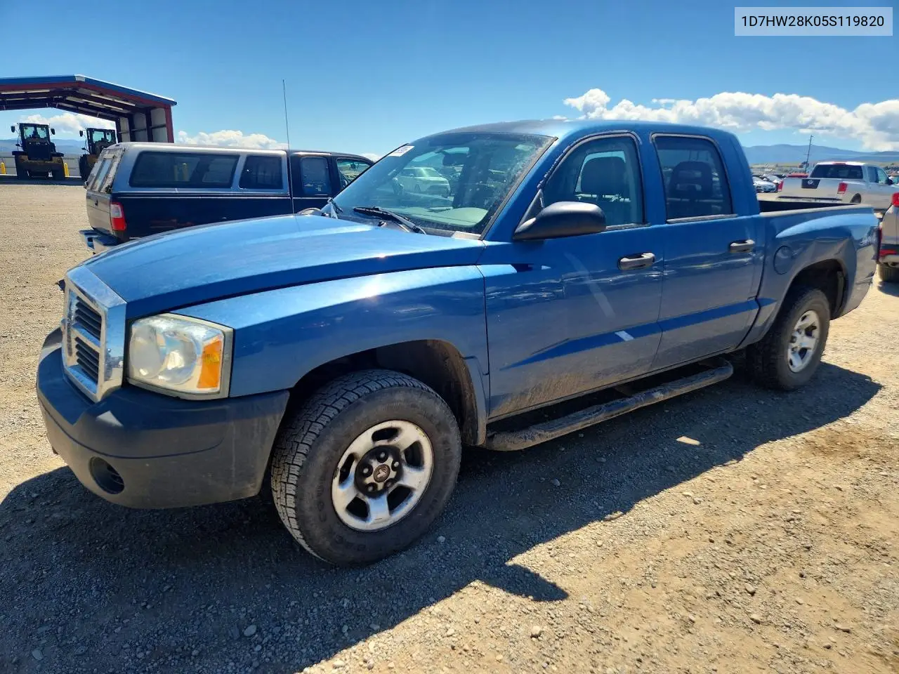 2005 Dodge Dakota Quad VIN: 1D7HW28K05S119820 Lot: 57698986