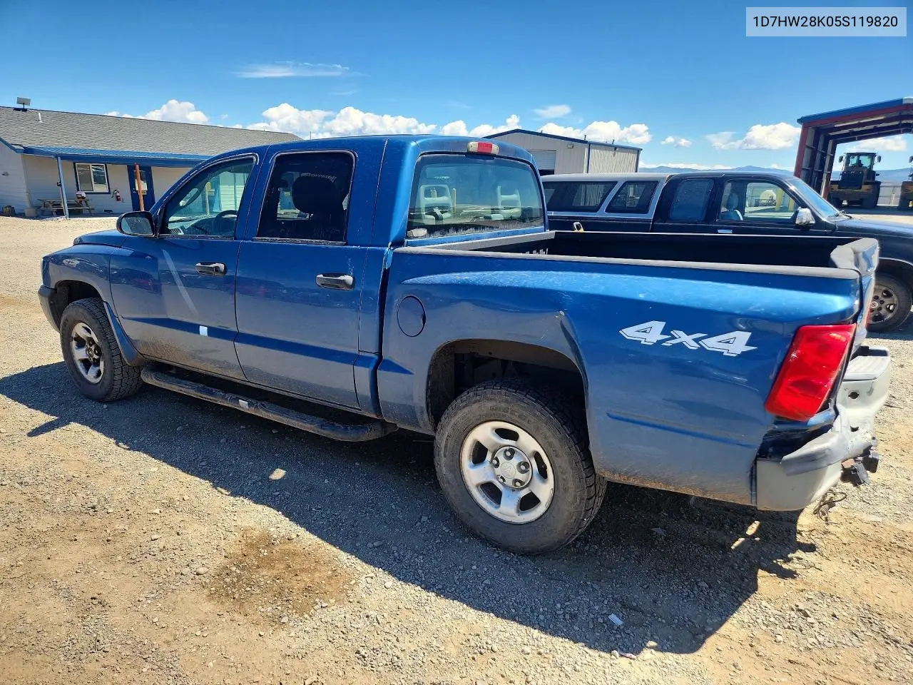 2005 Dodge Dakota Quad VIN: 1D7HW28K05S119820 Lot: 57698986