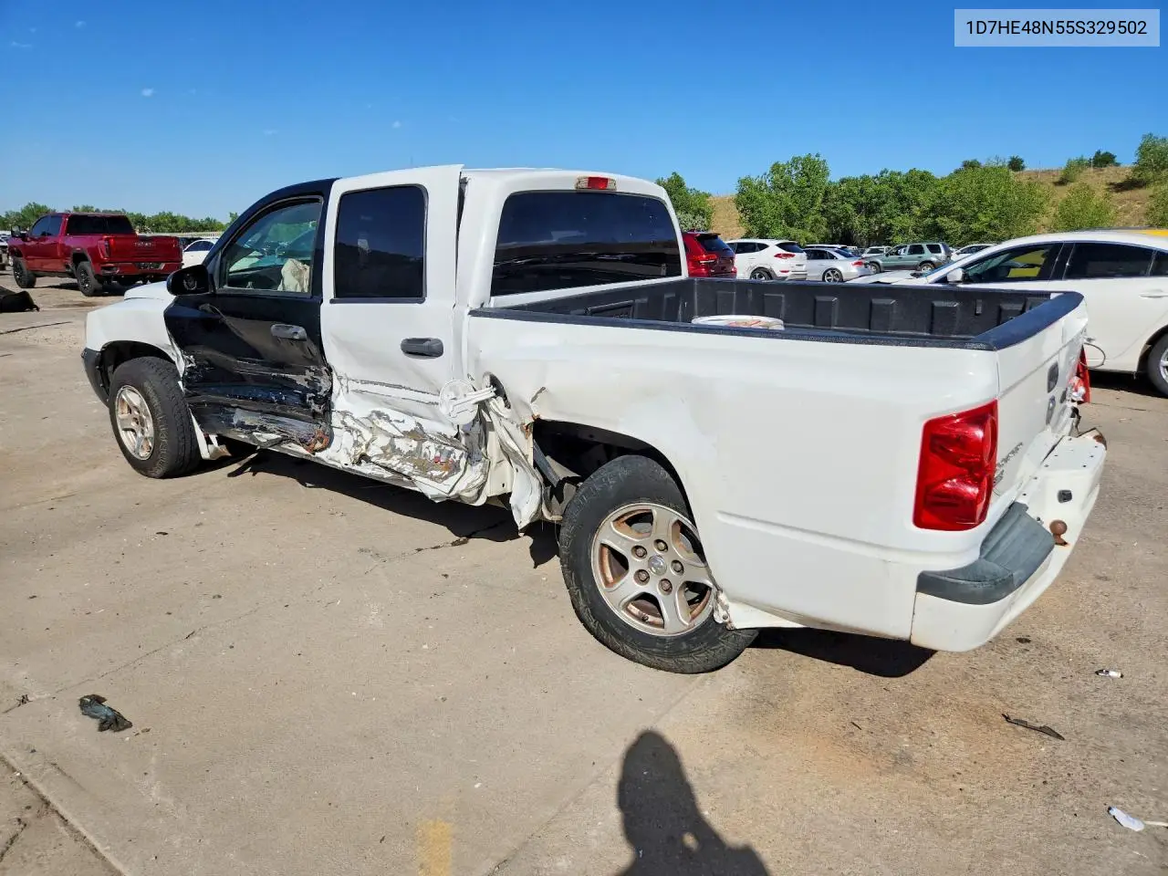 2005 Dodge Dakota Quad Slt VIN: 1D7HE48N55S329502 Lot: 57866146