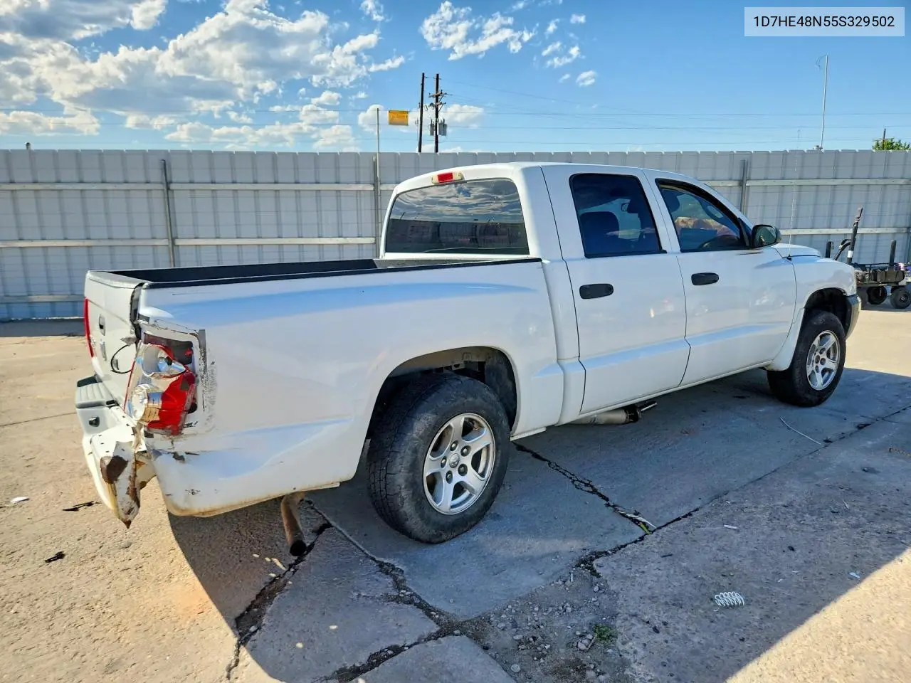2005 Dodge Dakota Quad Slt VIN: 1D7HE48N55S329502 Lot: 57866146