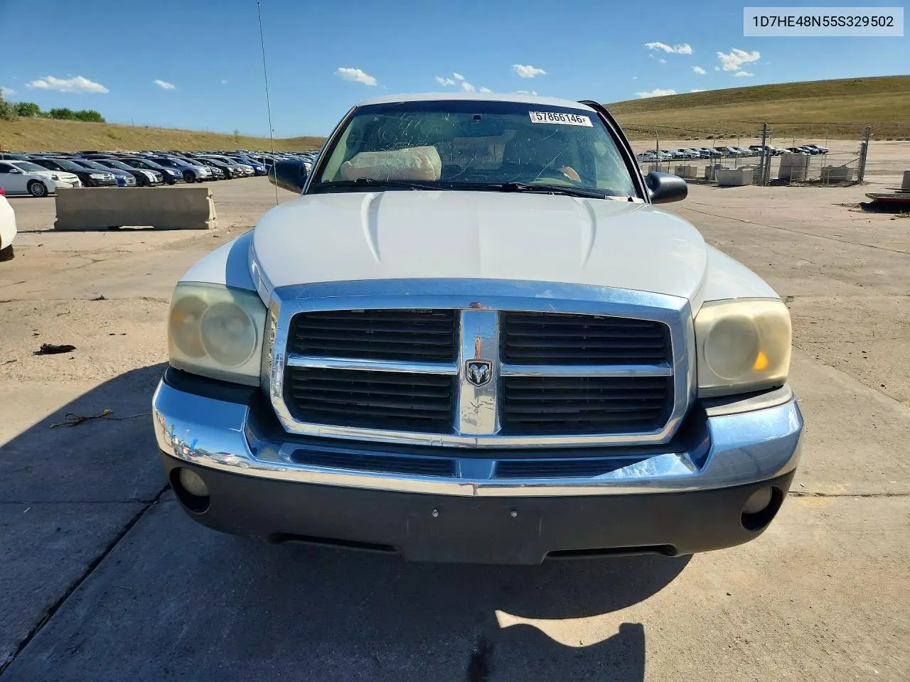 2005 Dodge Dakota Quad Slt VIN: 1D7HE48N55S329502 Lot: 57866146