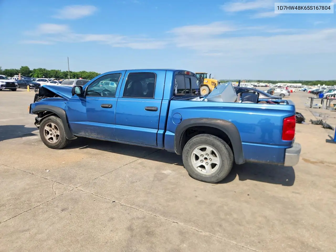 2005 Dodge Dakota Quad Slt VIN: 1D7HW48K65S167804 Lot: 58331456