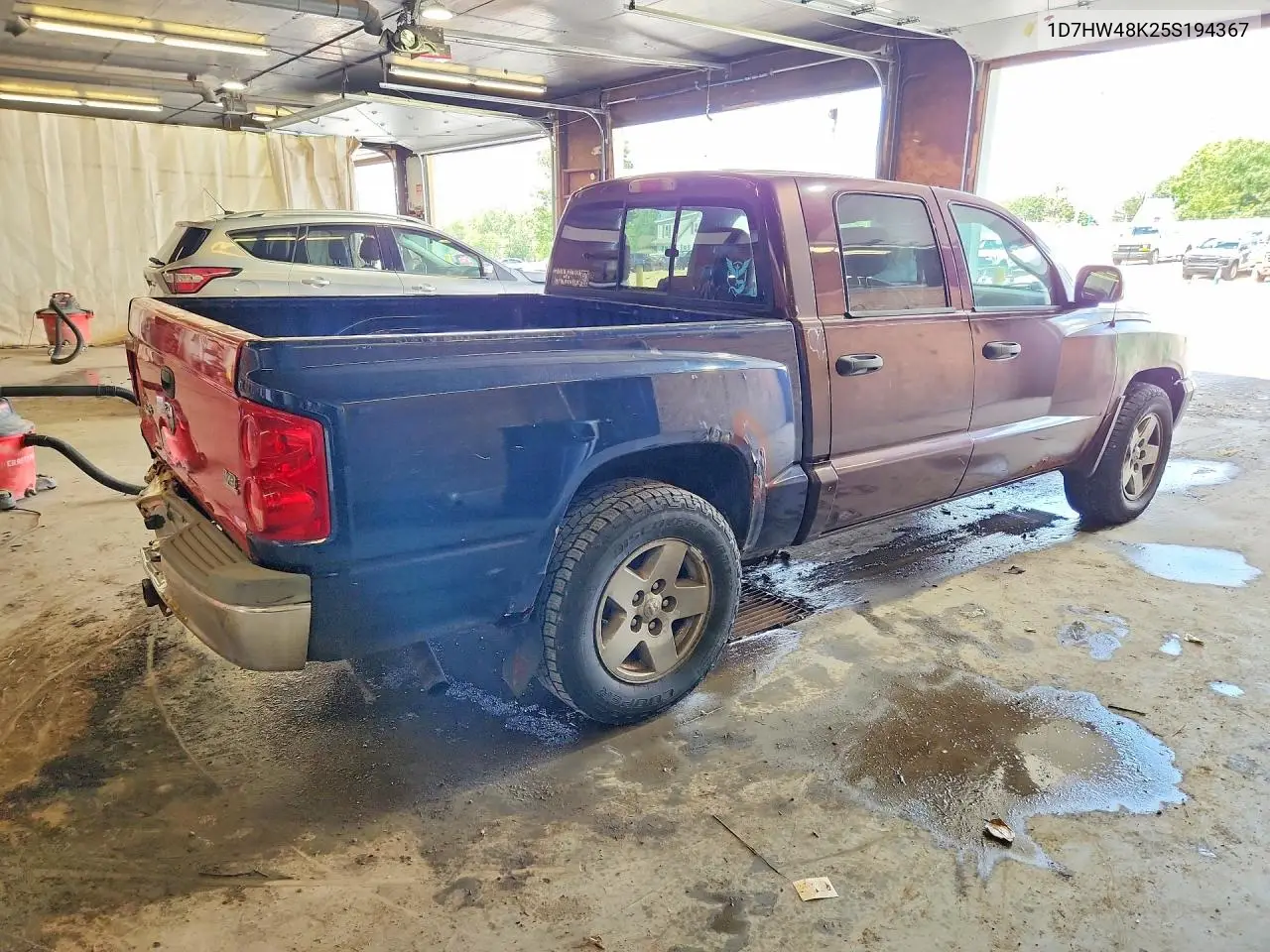 2005 Dodge Dakota Quad Slt VIN: 1D7HW48K25S194367 Lot: 58384096