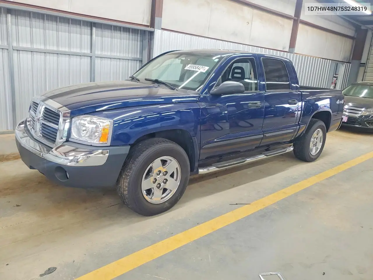 2005 Dodge Dakota Quad Slt VIN: 1D7HW48N75S248319 Lot: 59958426