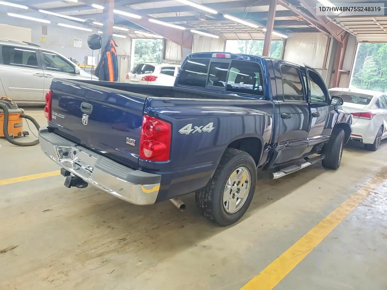 2005 Dodge Dakota Quad Slt VIN: 1D7HW48N75S248319 Lot: 59958426