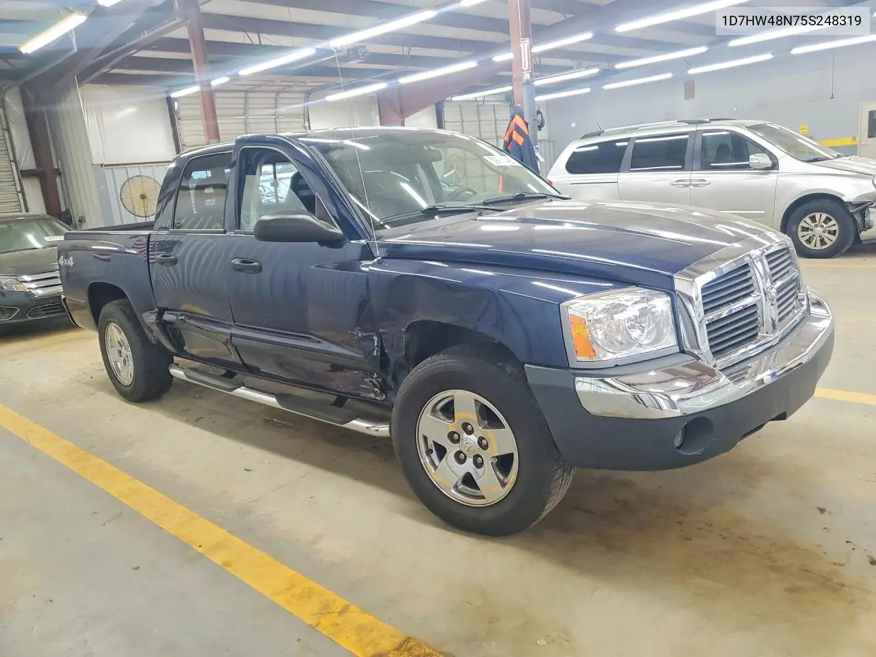2005 Dodge Dakota Quad Slt VIN: 1D7HW48N75S248319 Lot: 59958426