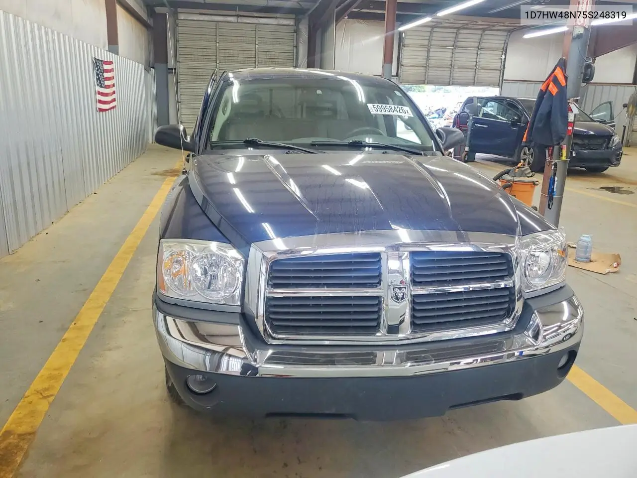 2005 Dodge Dakota Quad Slt VIN: 1D7HW48N75S248319 Lot: 59958426