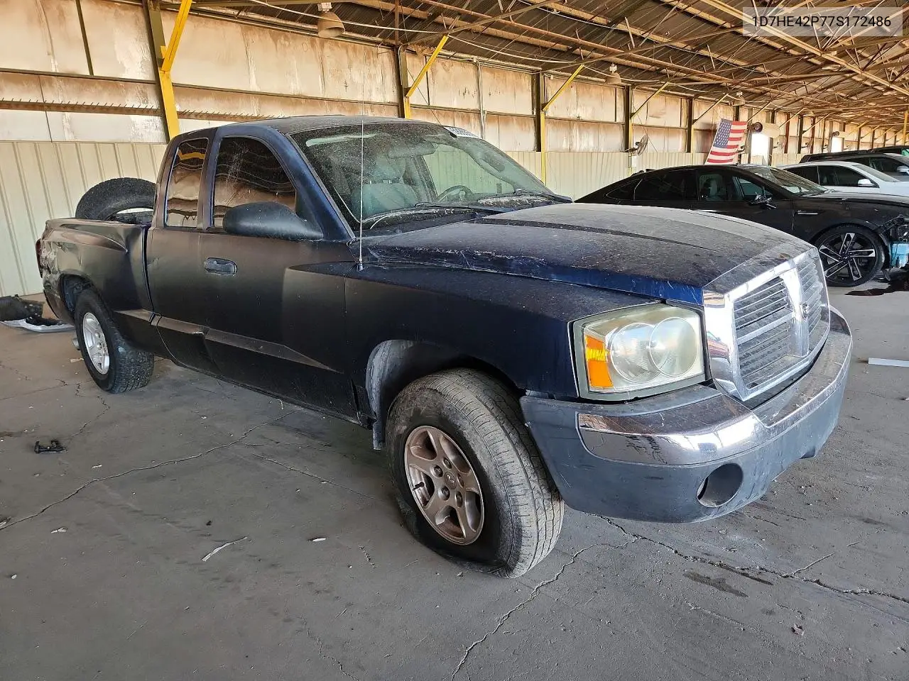 2007 Dodge Dakota Slt VIN: 1D7HE42P77S172486 Lot: 59965516