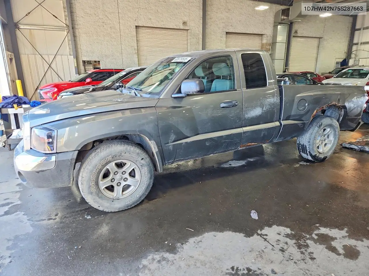 2005 Dodge Dakota Slt VIN: 1D7HW42N75S287663 Lot: 60879506