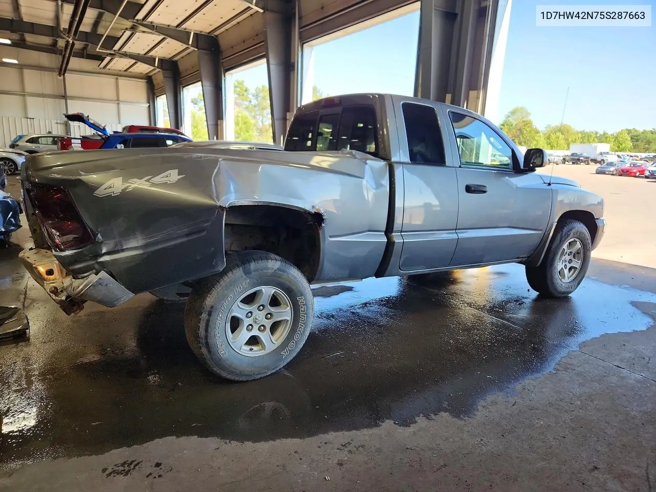2005 Dodge Dakota Slt VIN: 1D7HW42N75S287663 Lot: 60879506
