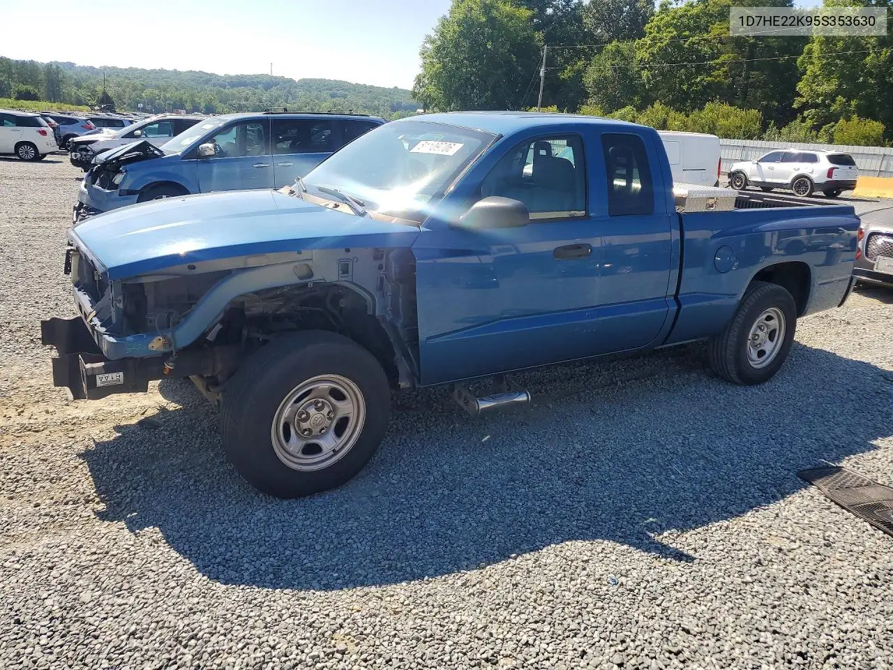 2005 Dodge Dakota St VIN: 1D7HE22K95S353630 Lot: 61109706