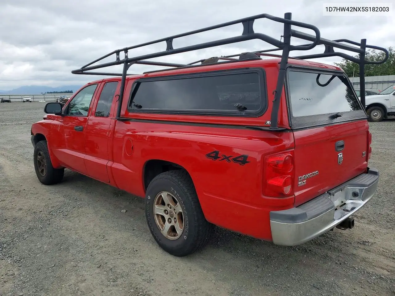 2005 Dodge Dakota Slt VIN: 1D7HW42NX5S182003 Lot: 61674216