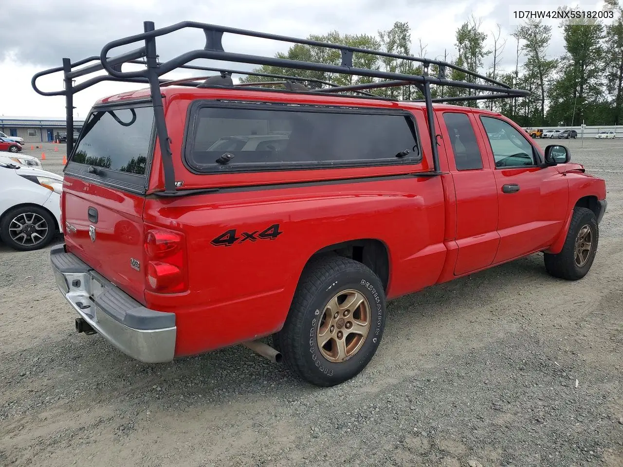 2005 Dodge Dakota Slt VIN: 1D7HW42NX5S182003 Lot: 61674216
