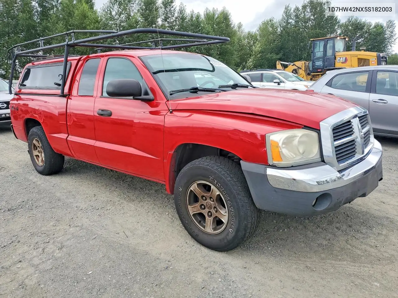 2005 Dodge Dakota Slt VIN: 1D7HW42NX5S182003 Lot: 61674216