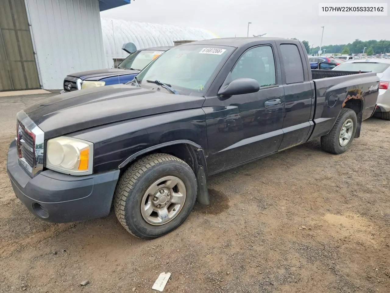 2005 Dodge Dakota St VIN: 1D7HW22K05S332162 Lot: 61687266