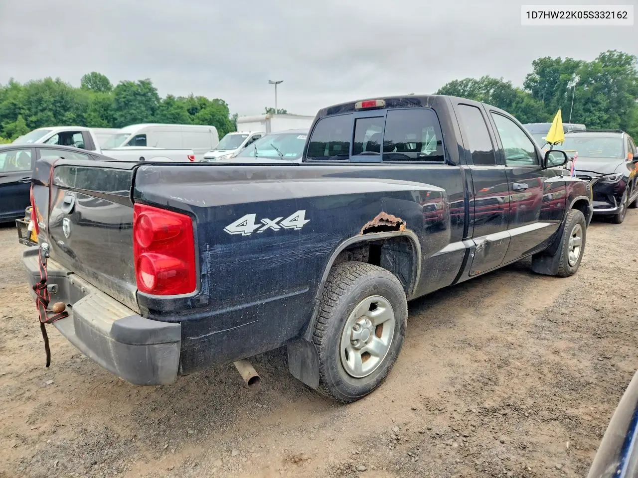 2005 Dodge Dakota St VIN: 1D7HW22K05S332162 Lot: 61687266