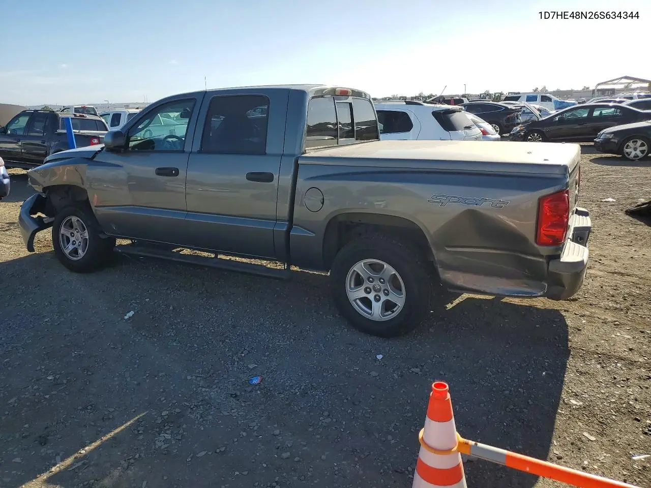 1D7HE48N26S634344 2006 Dodge Dakota Quad Slt