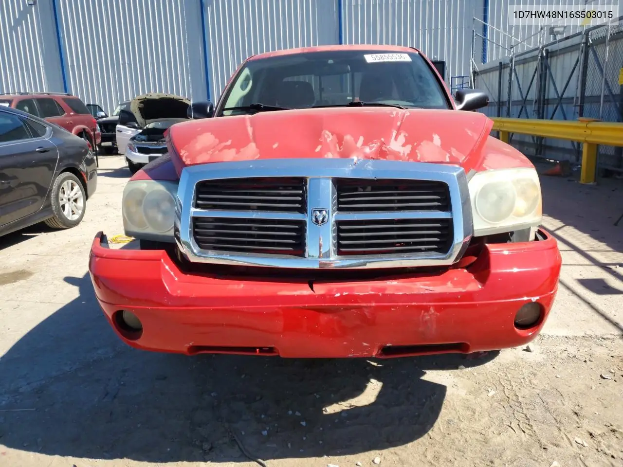 2006 Dodge Dakota Quad Slt VIN: 1D7HW48N16S503015 Lot: 55855536