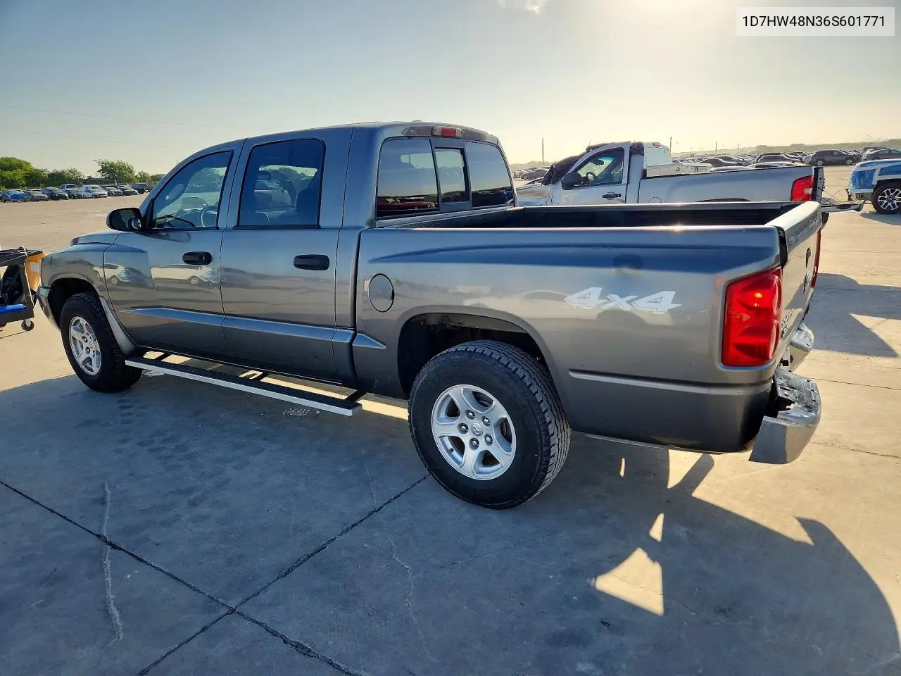 2006 Dodge Dakota Quad Slt VIN: 1D7HW48N36S601771 Lot: 57934096