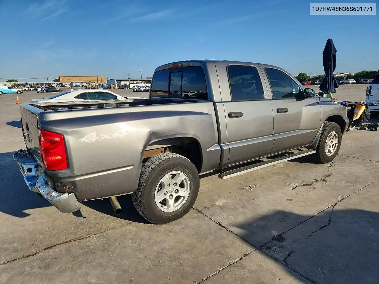 2006 Dodge Dakota Quad Slt VIN: 1D7HW48N36S601771 Lot: 57934096