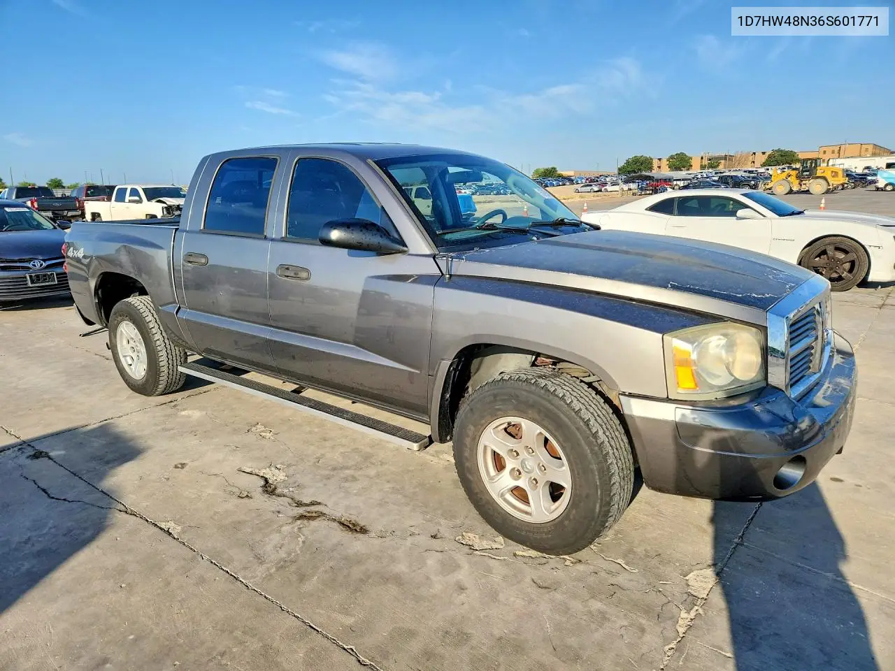 2006 Dodge Dakota Quad Slt VIN: 1D7HW48N36S601771 Lot: 57934096