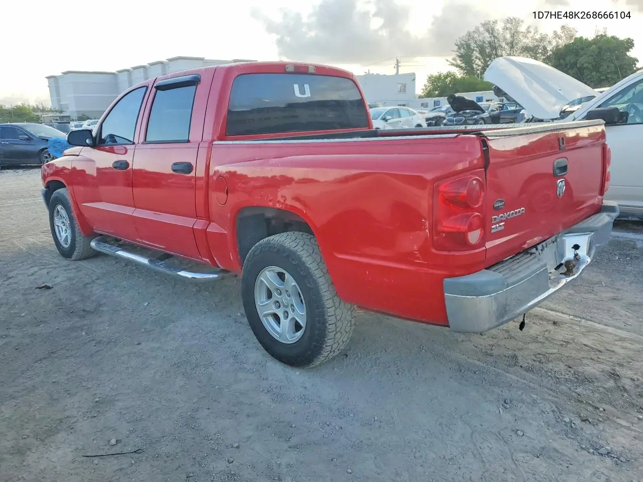 2006 Dodge Dakota Slt VIN: 1D7HE48K26S666104 Lot: 58311916