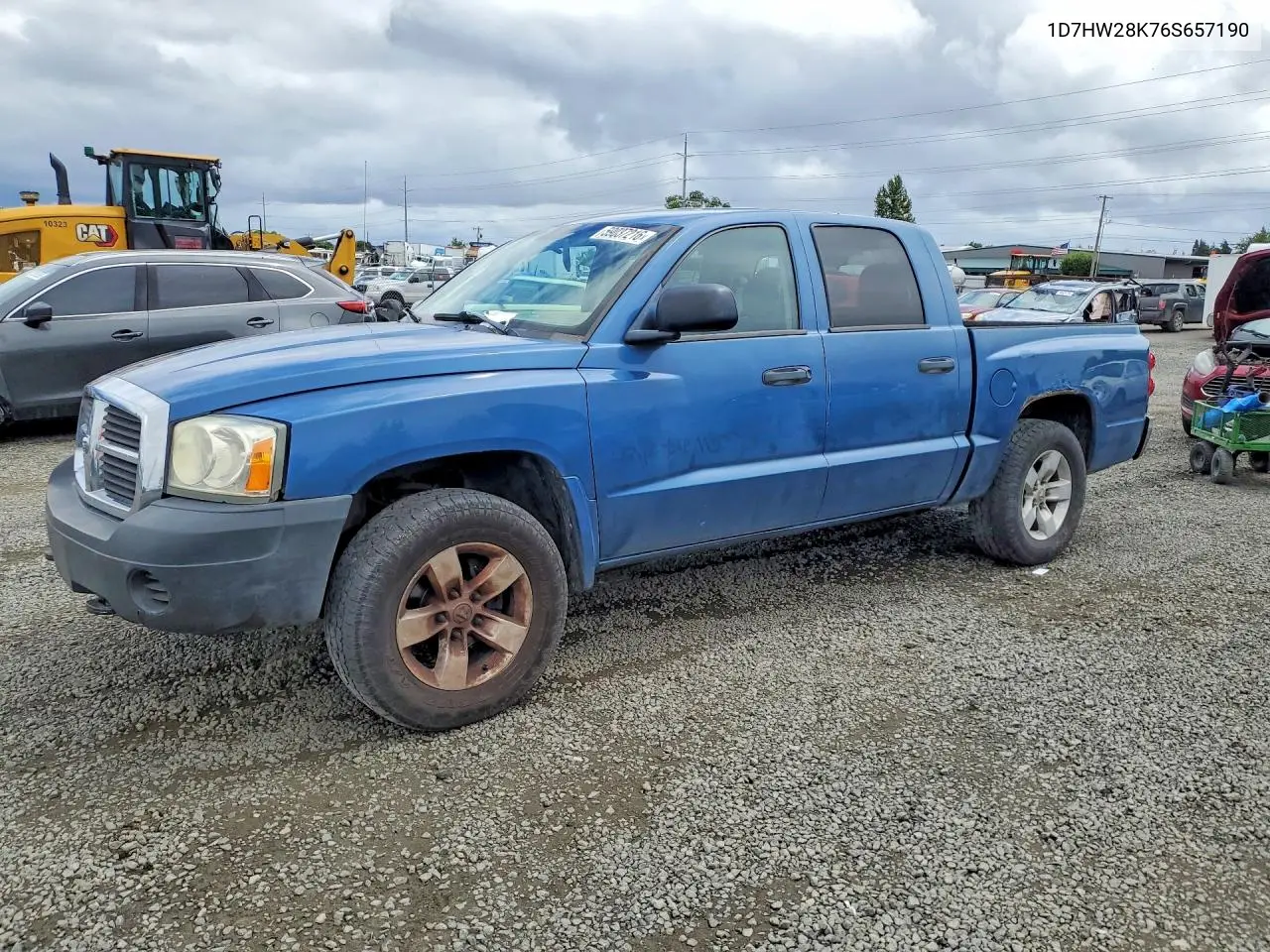 2006 Dodge Dakota Quad VIN: 1D7HW28K76S657190 Lot: 59037216