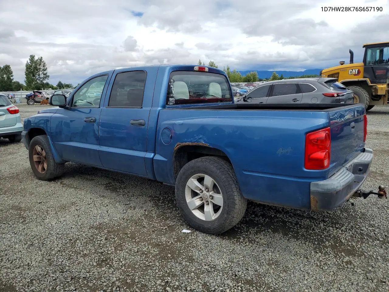 2006 Dodge Dakota Quad VIN: 1D7HW28K76S657190 Lot: 59037216