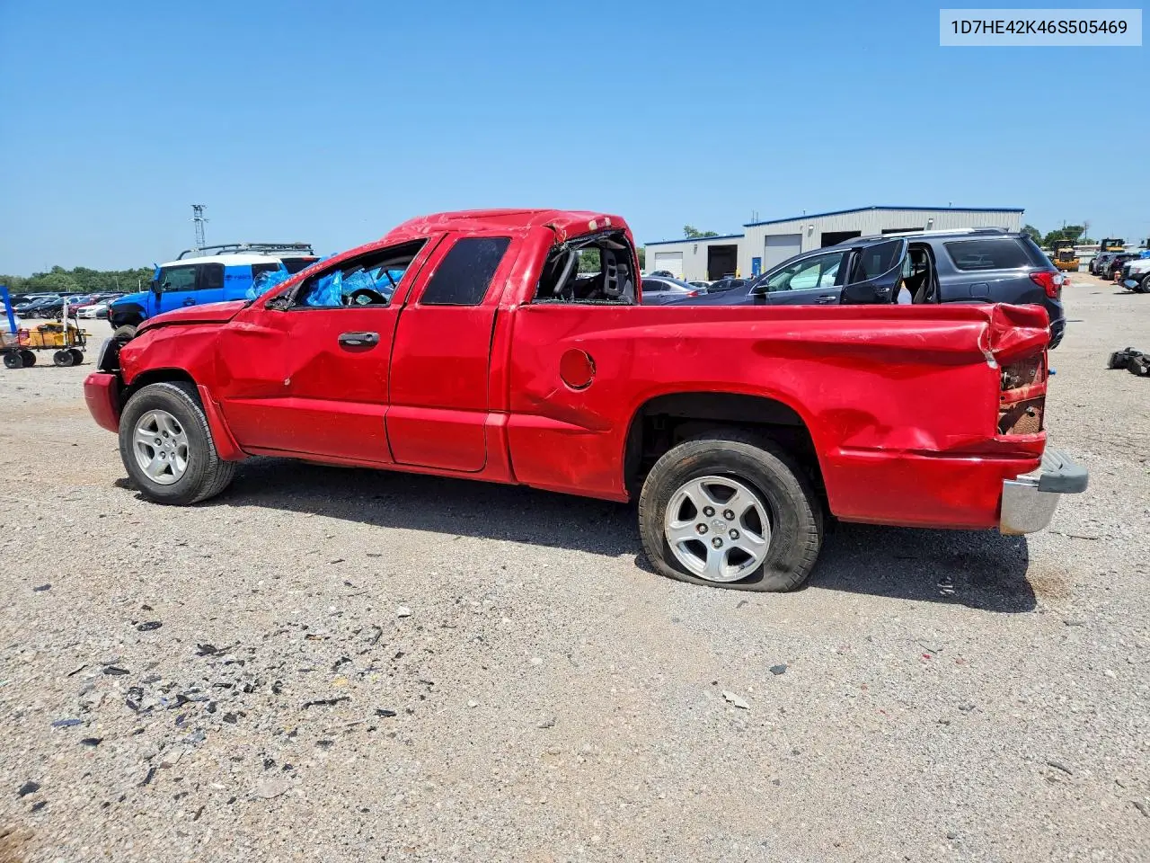 2006 Dodge Dakota Slt VIN: 1D7HE42K46S505469 Lot: 59177276