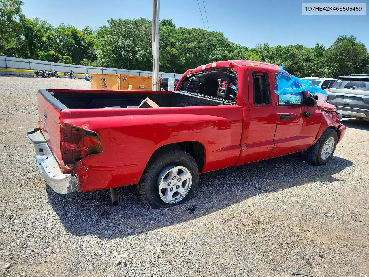2006 Dodge Dakota Slt VIN: 1D7HE42K46S505469 Lot: 59177276