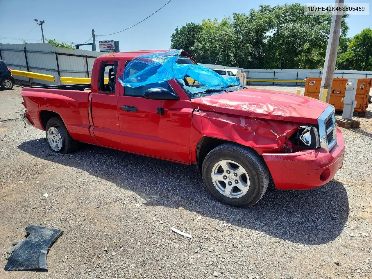 2006 Dodge Dakota Slt VIN: 1D7HE42K46S505469 Lot: 59177276